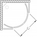 ROLTECHNIK Sprchový box SIMPLE/800 bílá/transparent 4000248