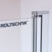 ROLTECHNIK Čtvrtkruhový sprchový kout s dvoukřídlými otevíracími dveřmi LZR2/1000 brillant/transparent 225-1000000-00-02