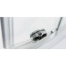 ROLTECHNIK Čtvrtkruhový sprchový kout s dvoudílnými posuvnými dveřmi LLR2/900 brillant/transparent 555-9000000-00-02