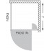 ROLTECHNIK Boční stěna PXBN/800 brillant/transparent 527-8000000-00-02