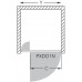 ROLTECHNIK Sprchové dveře jednokřídlé PXDO1N/1000 brillant/transparent 525-1000000-00-02