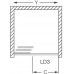 ROLTECHNIK Sprchové dveře skládací LD3/800 bílá/damp 215-8000000-04-04