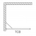 ROLTECHNIK Boční stěna TCB/900 stříbro/transparent 741-9000000-01-02