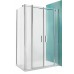 ROLTECHNIK Sprchové dveře dvoukřídlé TDN2/1500 stříbro/transparent 721-1500000-01-02