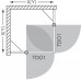ROLTECHNIK Sprchové dveře jednokřídlé TDO1/800 stříbro/transparent 724-8000000-01-02
