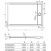 ROLTECHNIK Obdélníková akrylátová sprchová vanička s integrovaným krytem sifonu INTEGRO/1200x900 8000169