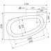 Santech Vana AREA 1700 x 1100 Pravá