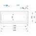 Santech Vana SMART 1600 x 725 mm