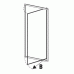 RAVAK Supernova SDOP-70 sprchové dveře otočné, white+transparent 03V10100Z103V10100Z1