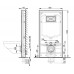 ALCAPLAST Slimbox (černý), kryt + A1101/1200 Sádromodul Slim M1204