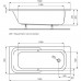 IDEAL Standard PLAYA obdélníková vana 180 x 80 cm k zabudování T962901