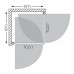 ROLTECHNIK Sprchové dveře jednokřídlé TCO1/1200 stříbro/intimglass 727-1200000-01-20