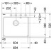 VÝPRODEJ Franke Fiji FIG 610-58, 584x520 mm, granitový dřez onyx 114.0167.026 S OTVOREM!!!