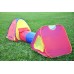 Stan 2ks s tunelem 105x105x95cm a 47x180cm samorozkládací polyester/kov