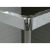 RONAL TOPAC TOP-Line rohový vstup, 100cm, matný elox/sklo Cristal perly TOPAC10000144