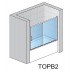 RONAL TOPB2 TOP-Line vanové posuvné dveře 170cm, barva*/čiré TOPB21700SF07