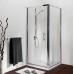 RONAL TOPP TOP-Line jednokřídlé dveře 60-80 cm, bílá/čiré TOPPSM10407