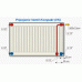 VÝPRODEJ KORAD deskový radiátor typ 22VKL 600 x 1800 levý, POŠKRÁBANÝ