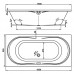 Vagnerplast BRIANA vana 185x90x43 VPBA185BRI2X-01/NO