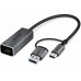 YENKEE YTC 013 USB C na RJ-45 Ethernet Redukce 45017086