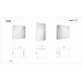 NIMCO Koupelnové podsvícené LED zrcadlo 600x800 ZP2002