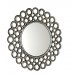 CERCLE zrcadlo v rámu, 80x80cm, stříbrná IN138