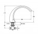 IDEAL Standard vývod z vany 200 mm 1/2" A2290AA