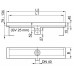 ACO ShowerDrain E žlab 700 mm, bez roštu, boční odtok nízký 9010.55.78