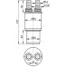 ALCAPLAST Redukce napojení HT 40/50 x G 1/2" AKS6