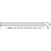 ALCAPLAST DESIGN Rošt pro liniový podlahový žlab 1050mm, nerez lesk DESIGN-1050LN