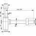 ALCAPLAST sifón umyvadlový A401 32mm, DESIGN celekovový hranatý, chrom