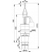 ALCAPLAST Vypouštěcí ventil Ecology pro moduly výšky 1000, 1200 A06E