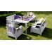 ALLIBERT CORFU FIESTA Set zahradní, bílá/šedá 17198008