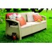 ALLIBERT CORFU LOVE Seat max pohovka, bílá/šedá 17197959