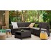 ALLIBERT CORFU RELAX Set zahradní, hnědá/béžová 17202123
