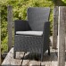 ALLIBERT MIAMI zahradní křeslo (židle), 62 x 60 x 89 cm, hnědá 17200037
