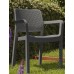 ALLIBERT SAMANNA Zahradní židle, 53 x 58 x 83 cm, hnědá 17199558