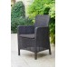 ALLIBERT TRENTON Zahradní židle, 63 x 60 x 85 cm, grafit 17202798