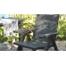 ALLIBERT BRASILIA zahradní židle polohovací, grafit 17200064