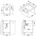 ALVEUS STYLUX 10 kuchyňský dřez nerez, 450 x 510 mm 1084278