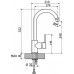 ALVEUS Set ROCK 130 dřez 780x480 mm + baterie AM 120, černá