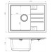 ALVEUS Set INTERMEZZO 30 dřez 620x480 mm + baterie AM 20, černá