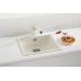 ALVEUS QUADRIX 50 kuchyňský dřez granitový, 560 x 460 mm, bílý
