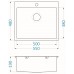 ALVEUS QUARTO 10 kuchyňský dřez nerez, 550 x 480 mm 1124382