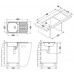 ALVEUS Set BASIC 170 dřez nerezový 780x435 mm + baterie GRANDIA chrom