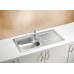 ALVEUS BASIC 80 kuchyňský dřez nerez, 860 x 435 mm, tkaná struktura 1008993
