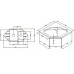 ALVEUS Cubo 80 dřez Algranit, 952 x 500 mm, arctic 1054772