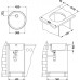 ALVEUS FORM 10 FI 90 nerezový dřez, 450 mm, dekor 1084838