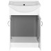 AQUALINE SIMPLEX ECO 50 umyvadlová skříňka včetně umyvadla 47x83,5x29 cm SIME500
