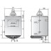 ARISTON 50 V CA plynový zásobníkový ohřívač vody 50l 50002208